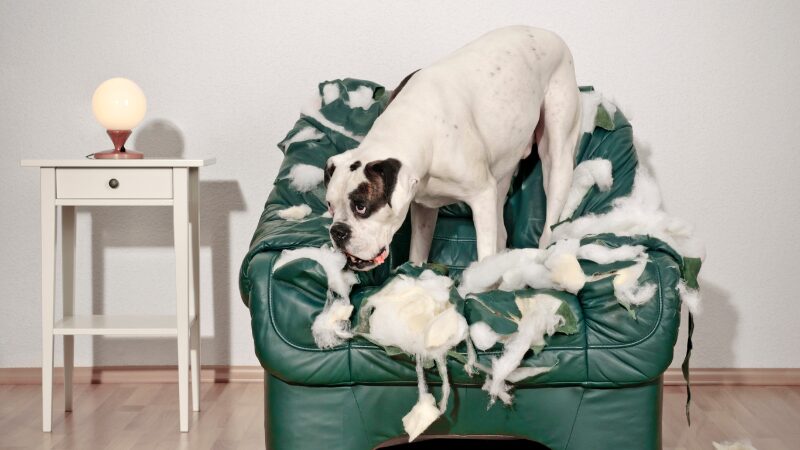 犬の破壊癖を直すトレーニング 家具や物をかじる行為を防ぐポイント